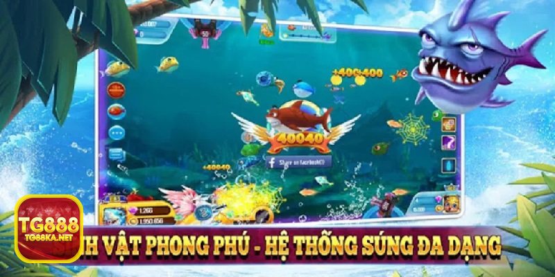 Bắn cá Long Vương - Hệ thống sinh vật và boss có giá trị cao