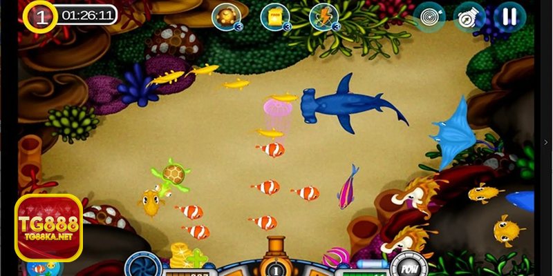 Bắn cá Long Vương - Bối cảnh đại dương thiết kế lôi cuốn